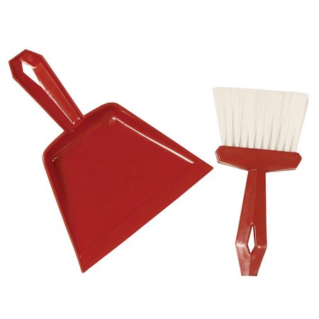 S.M. ARNOLD S M Arnold SMAE85655-6 Dust Pan & Whisk Broom Set; Assorted Color - Set of 6 SMAE85655-6